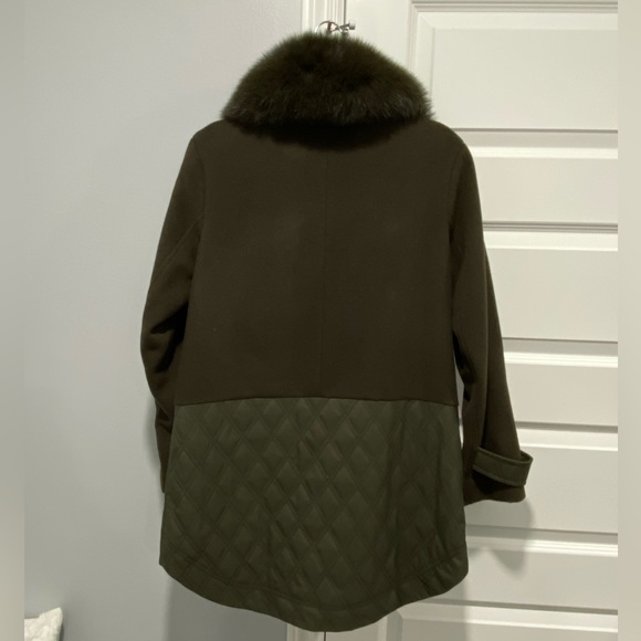 Trina Turk Dyed Real Fox Fur Coat (Sz Small) - Picture 6 of 7